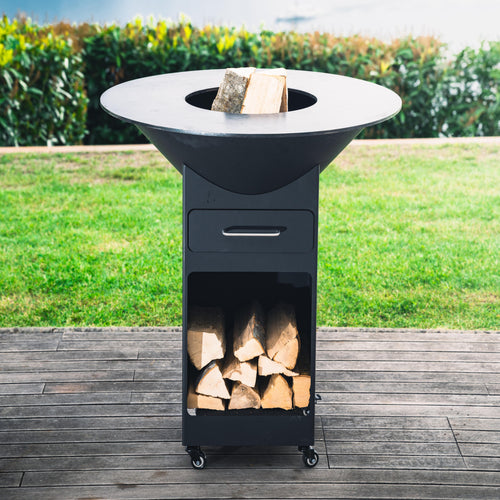 Brasero-plancha VARNEA Origine 75 finition noire