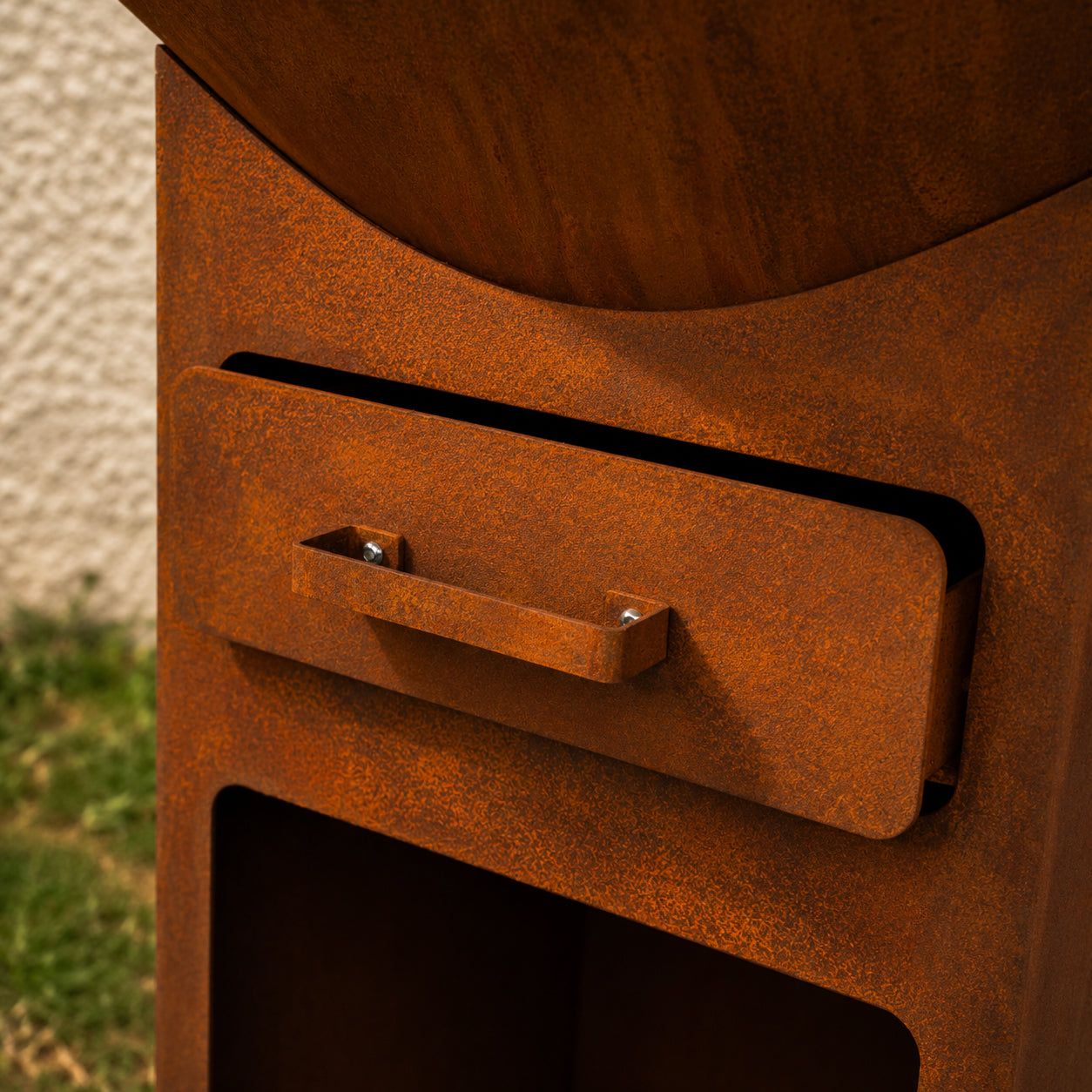 Brasero-plancha VARNEA Grand 95 en acier Corten — vue 4