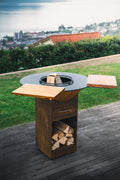 VARNEA Planches repas duo en teck massif