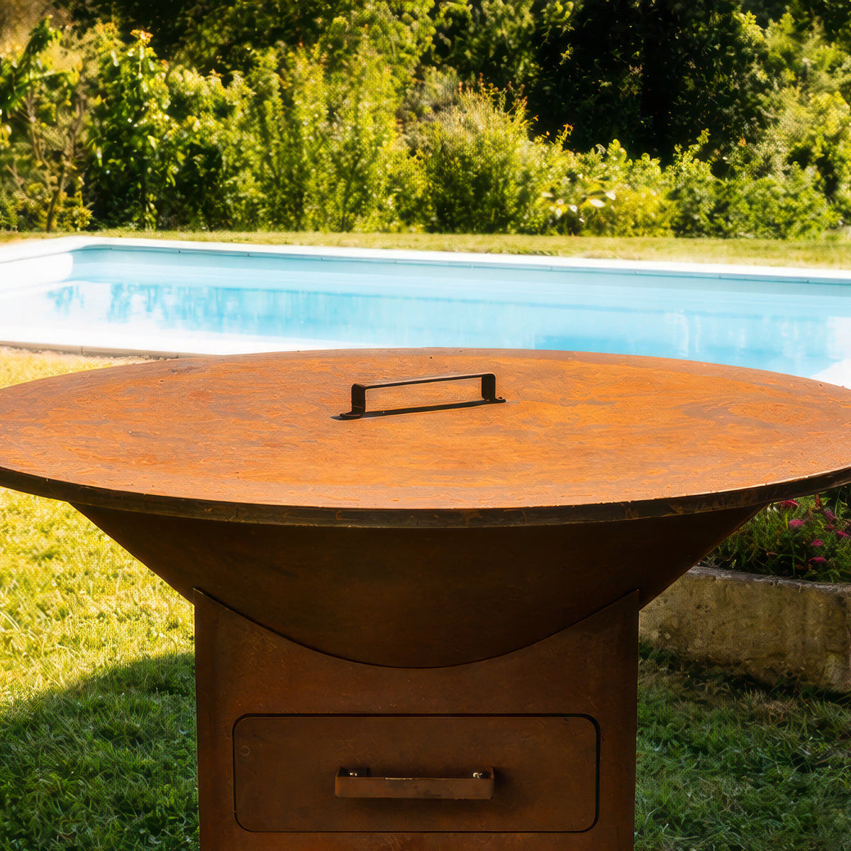 VARNEA Couvercle en acier Corten
