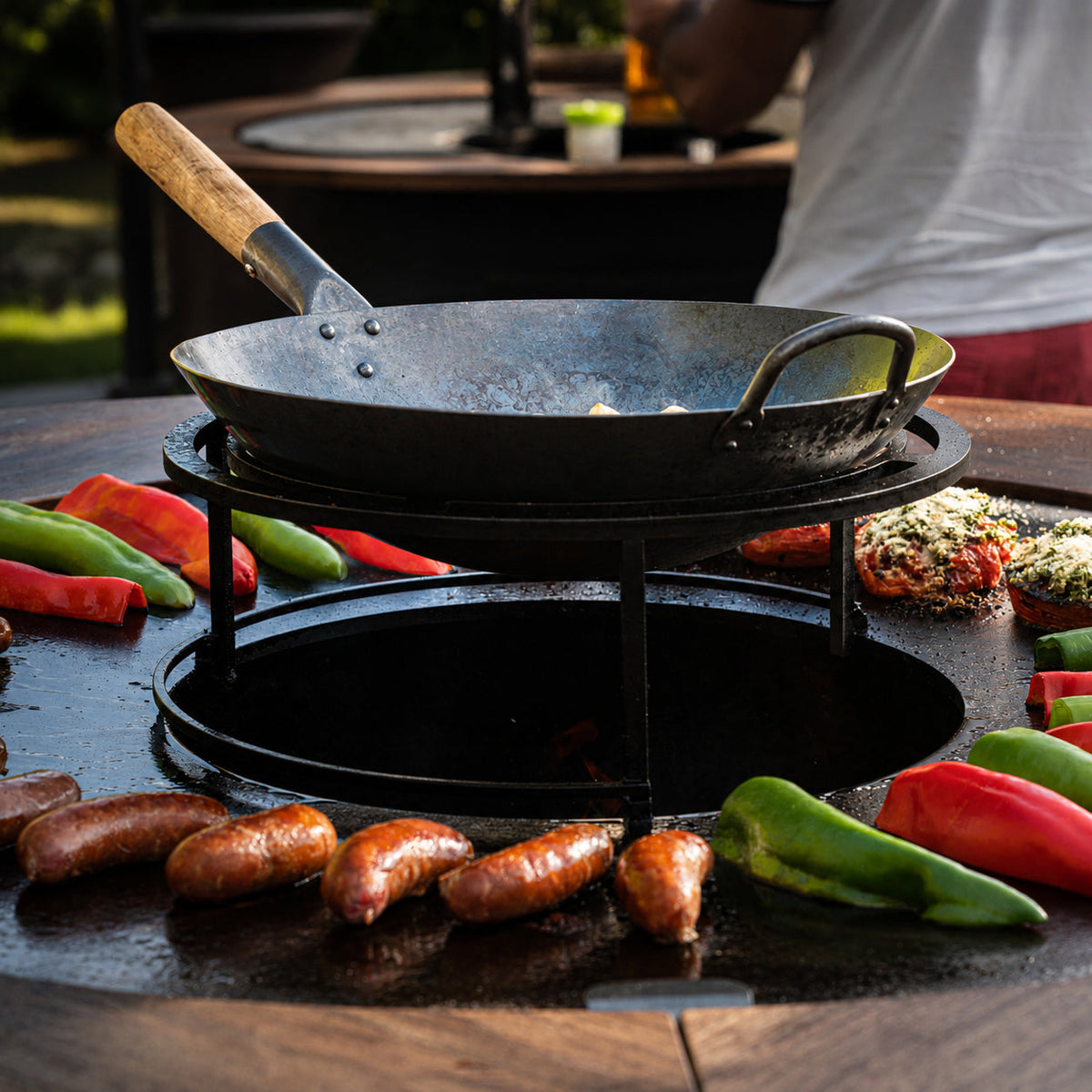 VARNEA Wok en acier